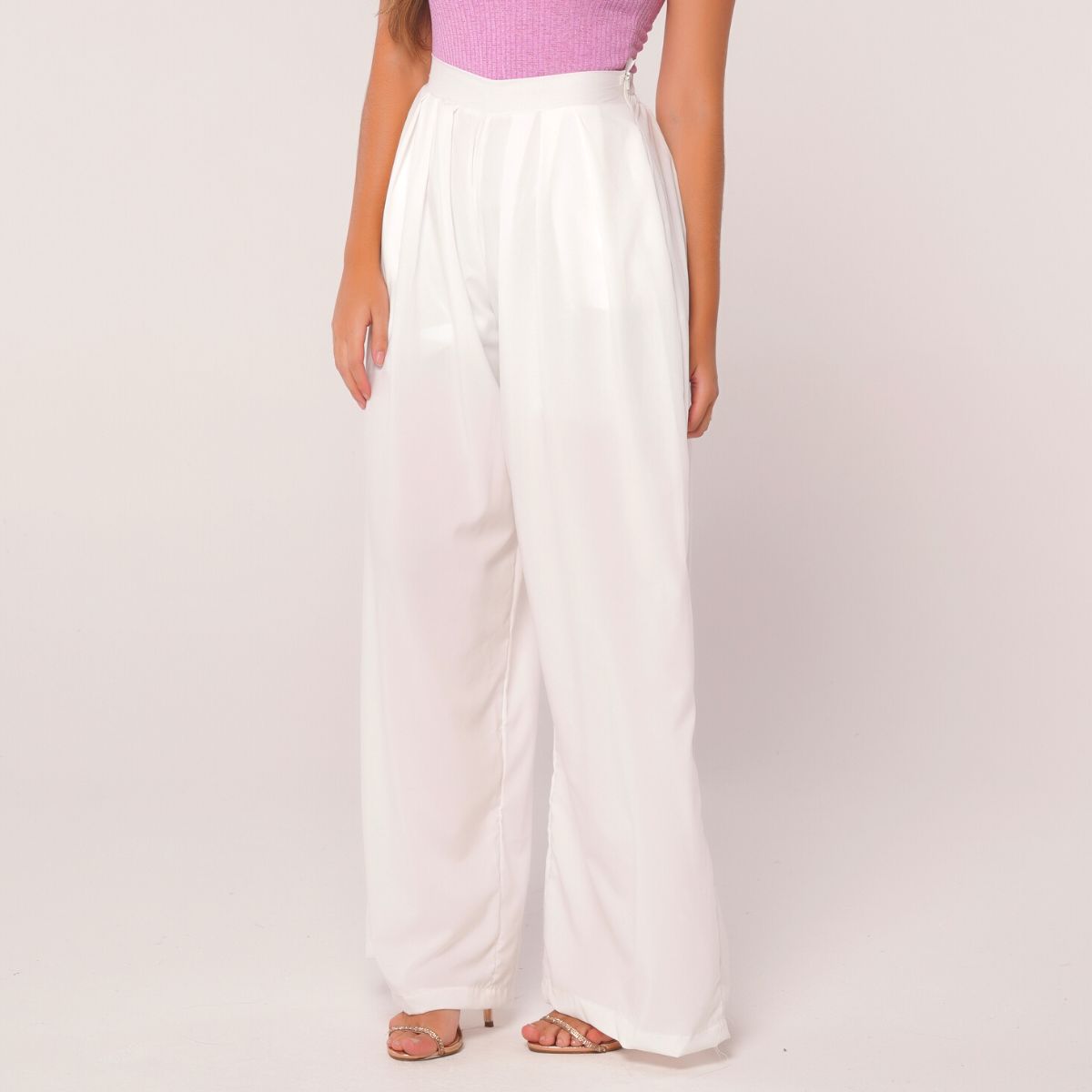 Calça Alfaiataria Reta com Fenda Lateral – Natalie