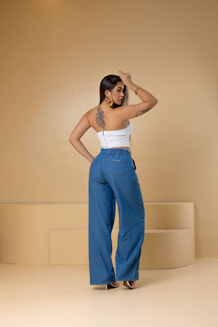 Calça Jeans Pantalona Lippert