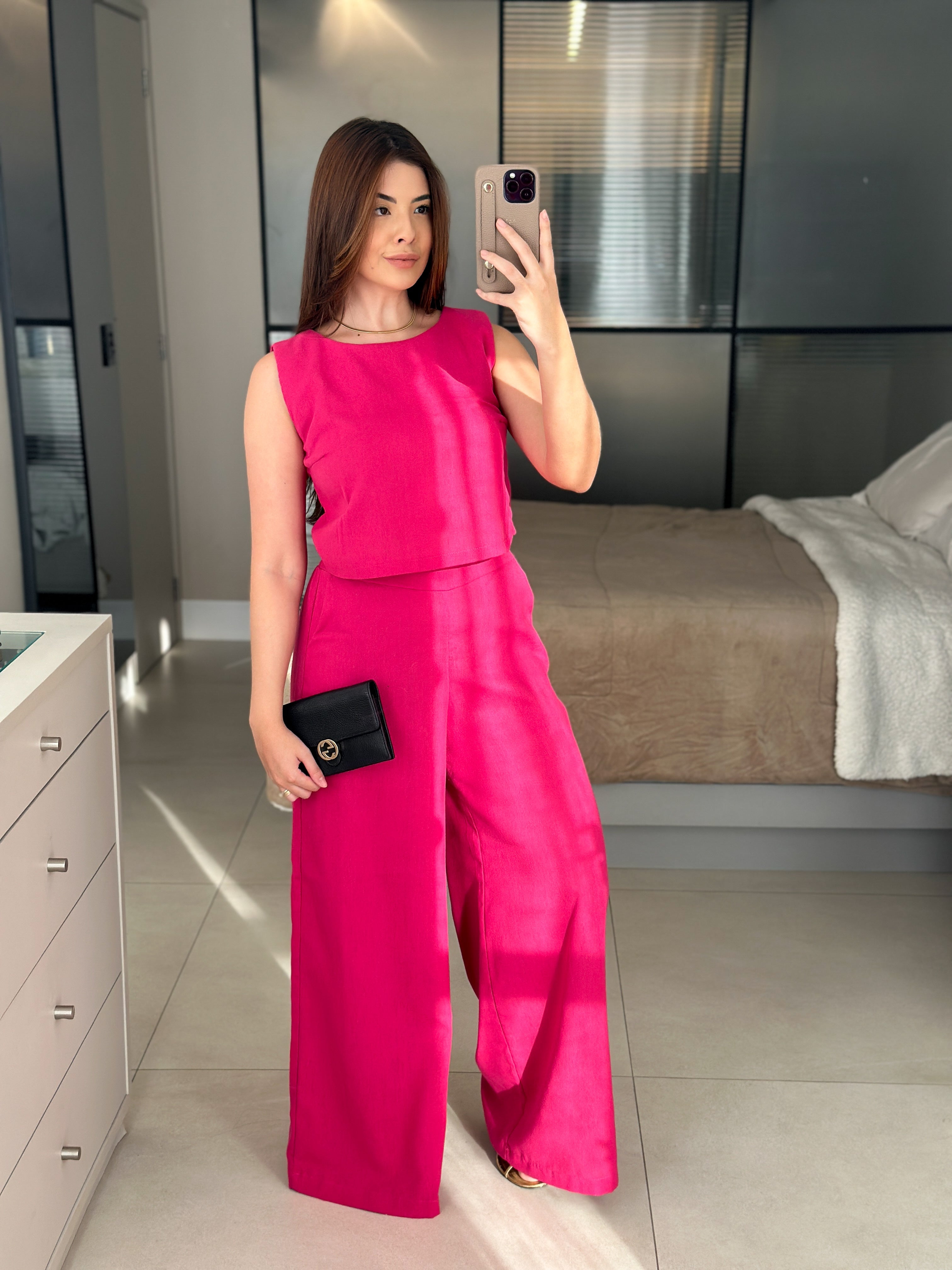 Conjunto de Linho Santorinini