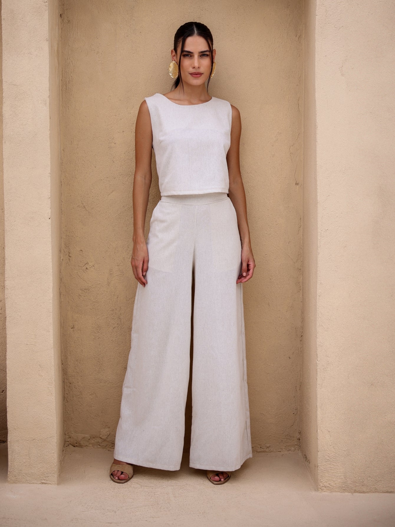 Conjunto de Linho Santorinini