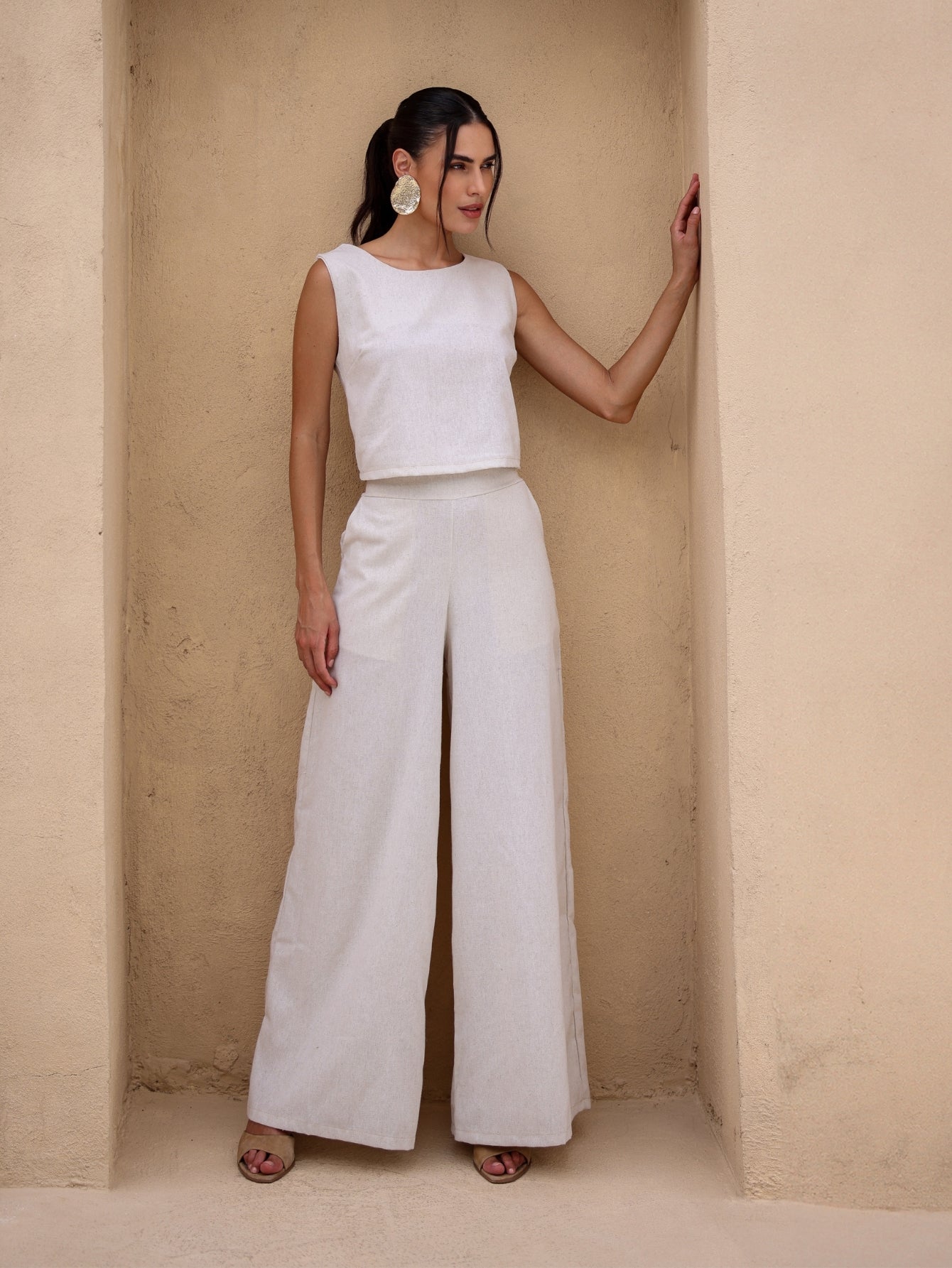 Conjunto de Linho Santorinini