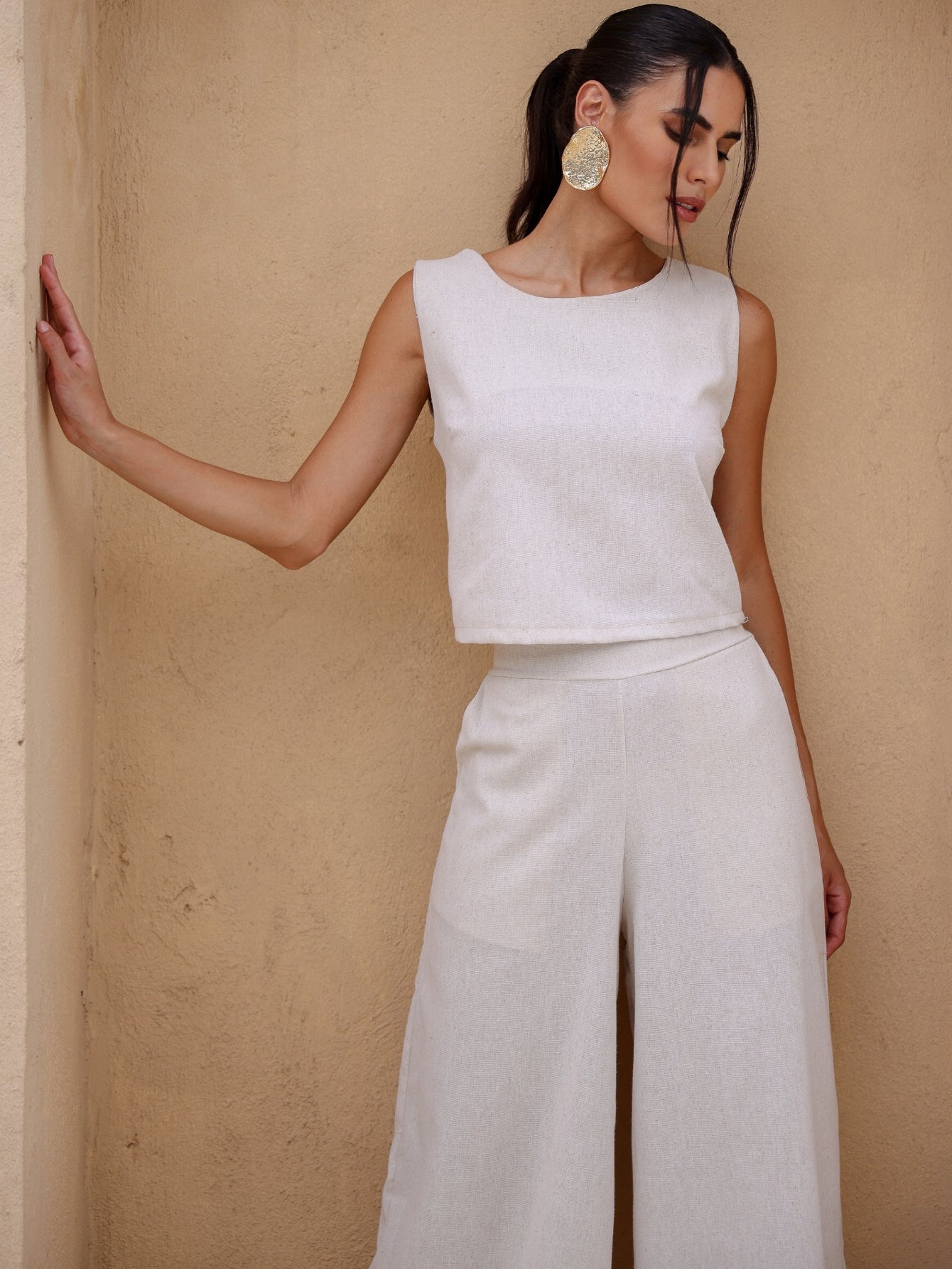 Conjunto de Linho Santorinini