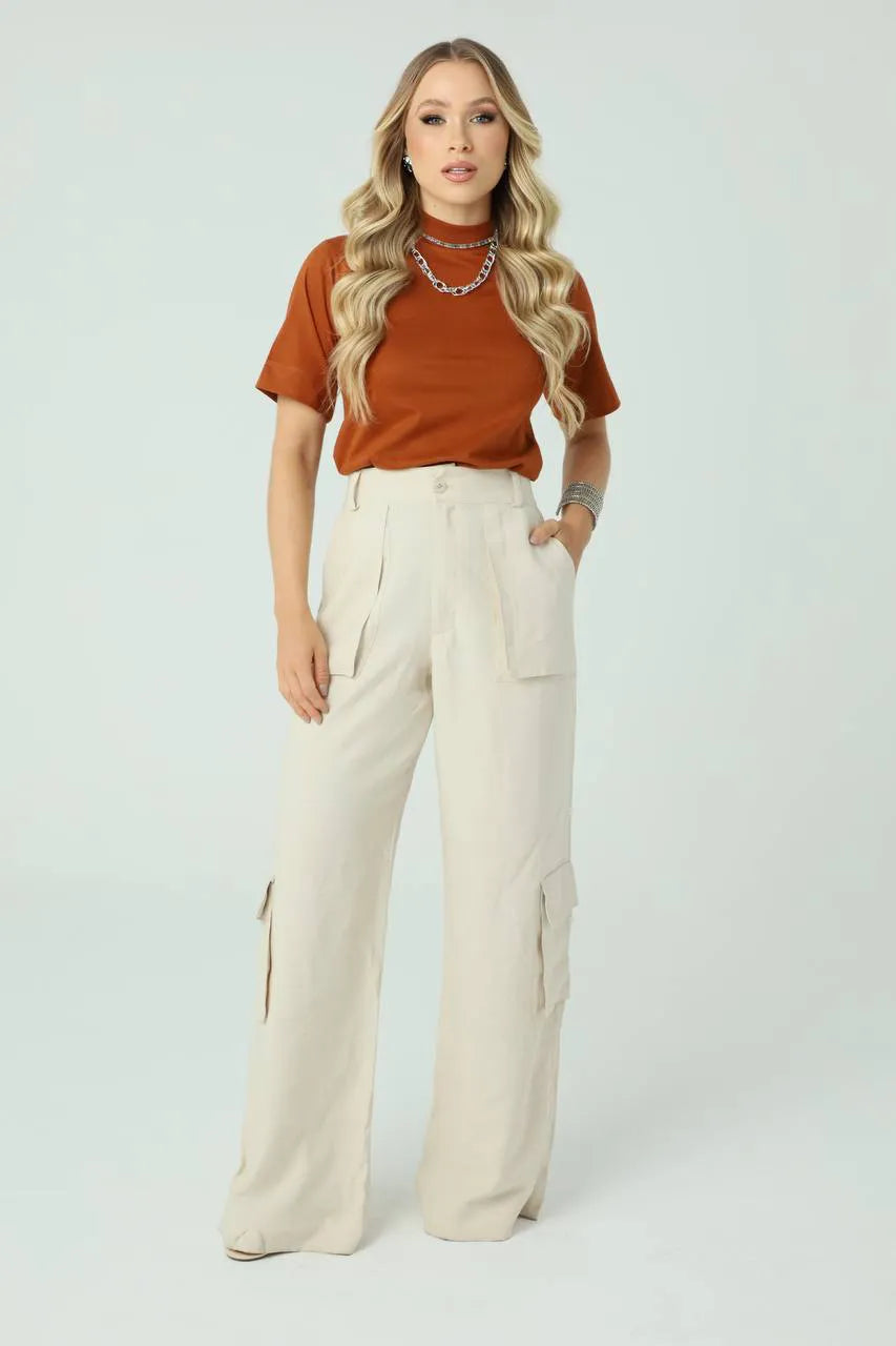 Camisa Feminina Essence Ivory