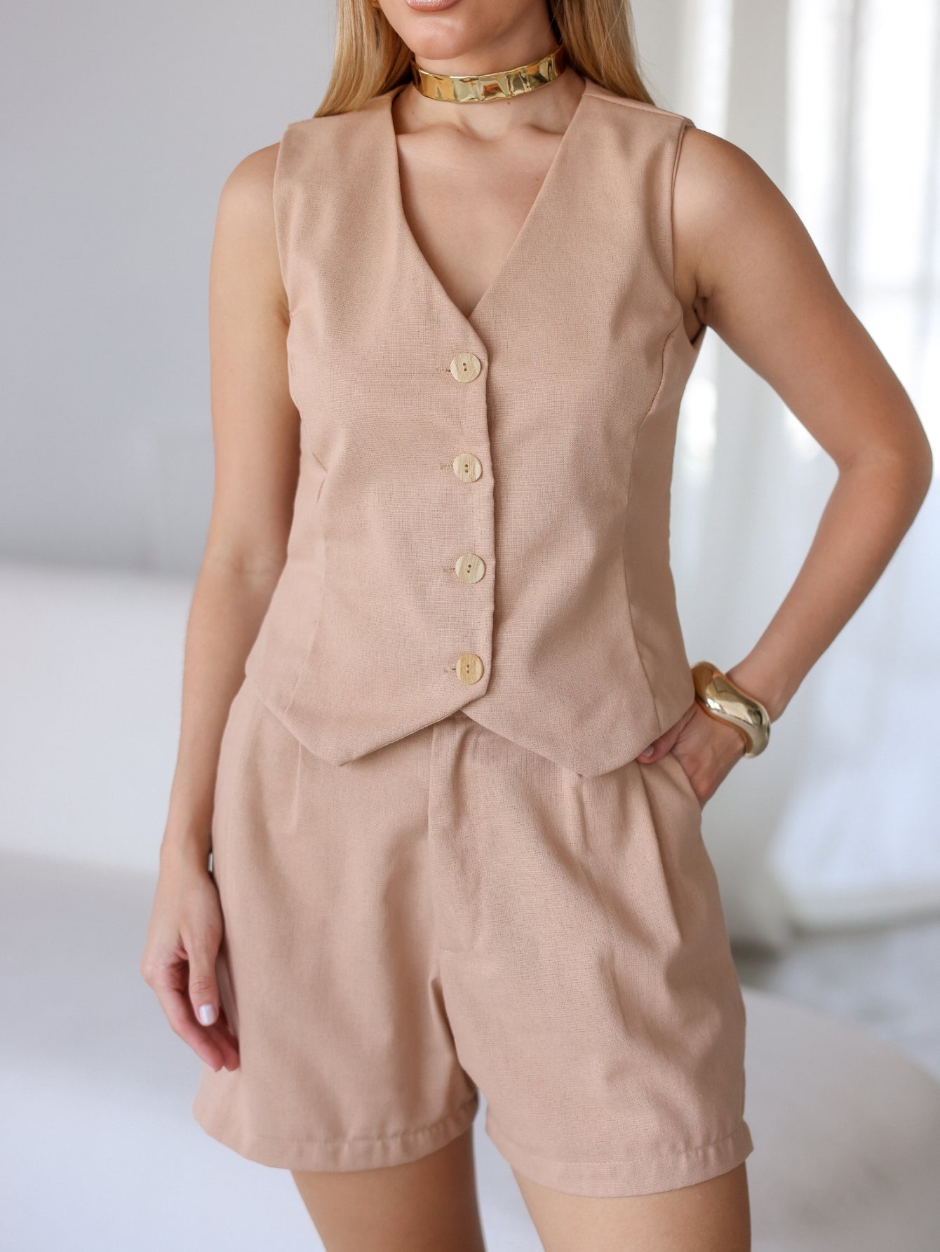 Conjunto de linho Olso