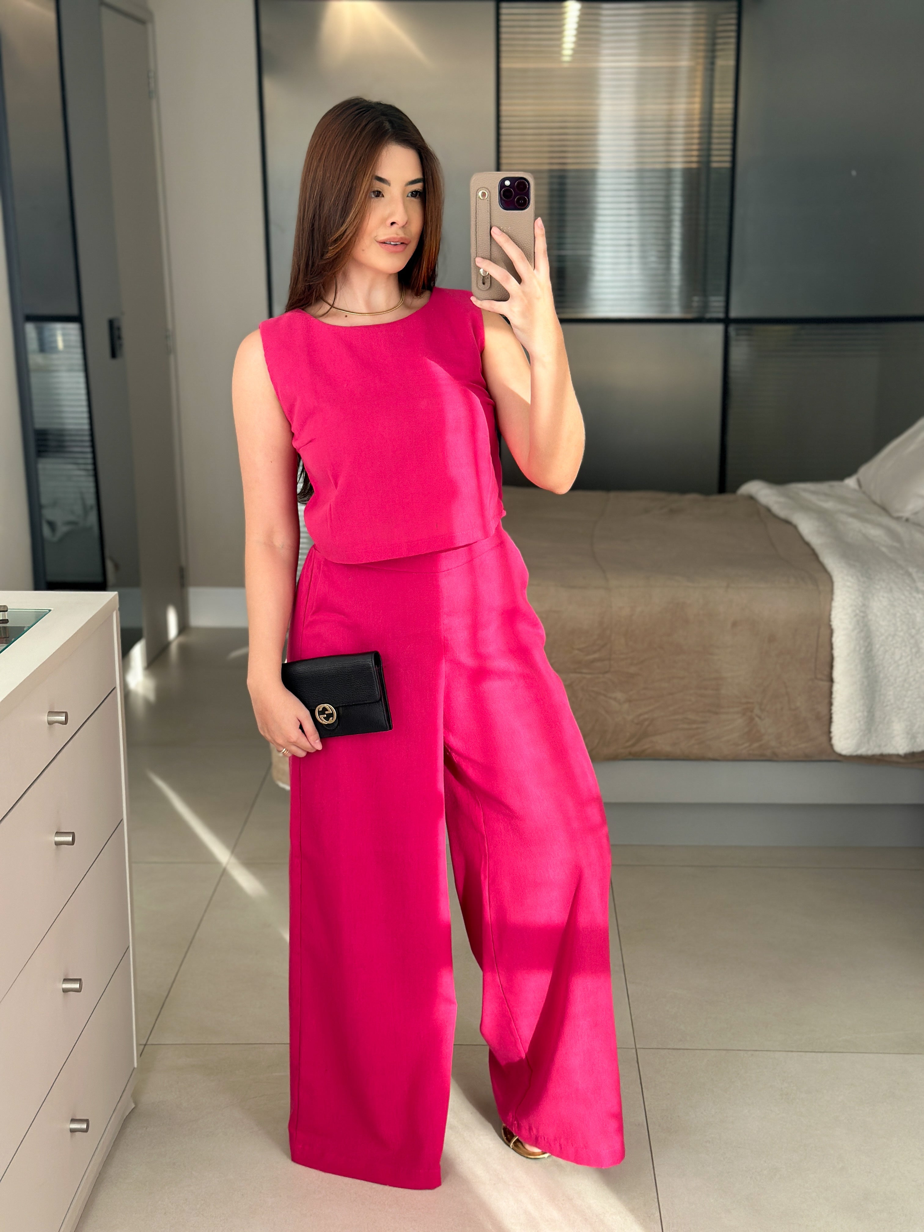 Conjunto de Linho Santorinini