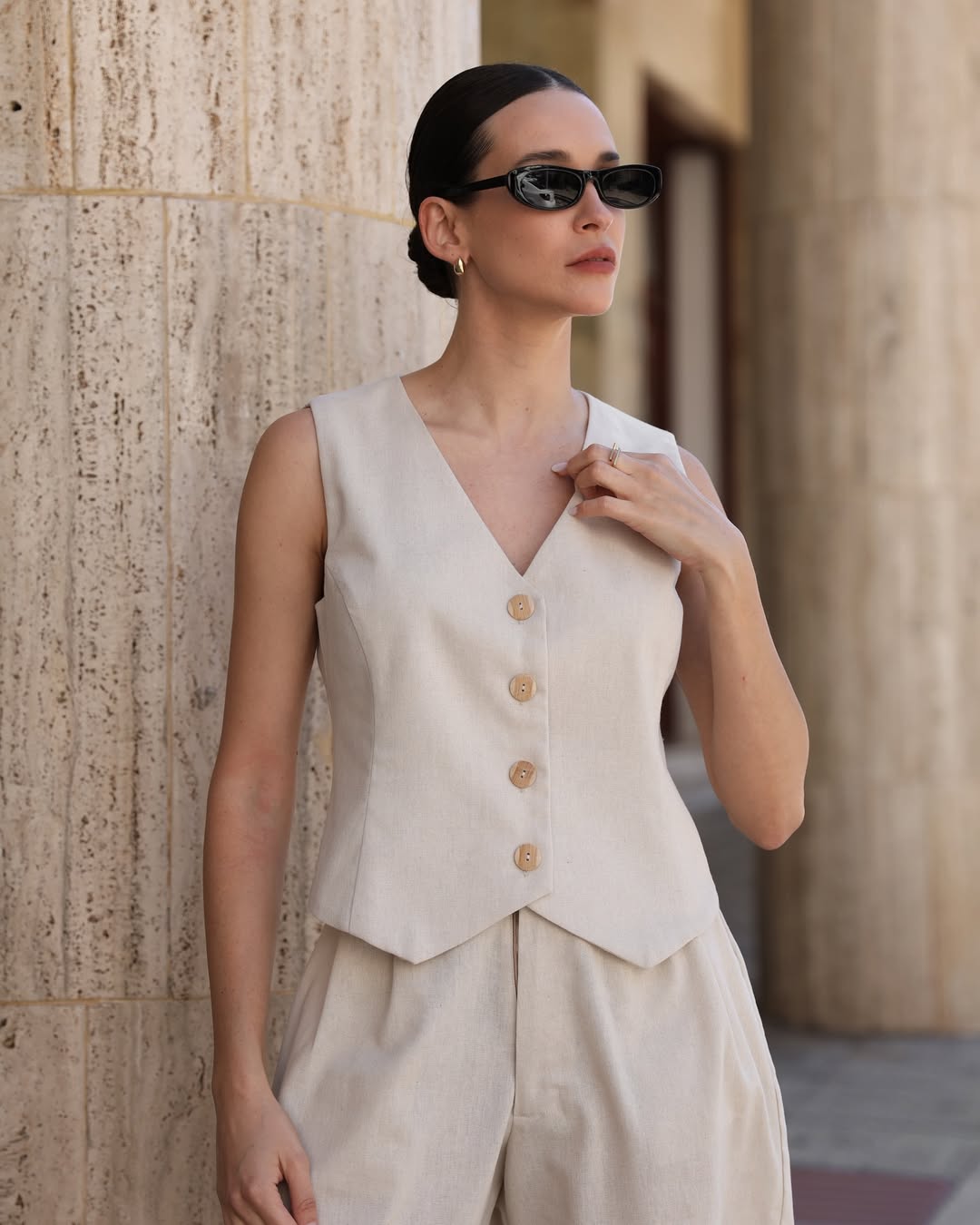 Conjunto de linho Olso