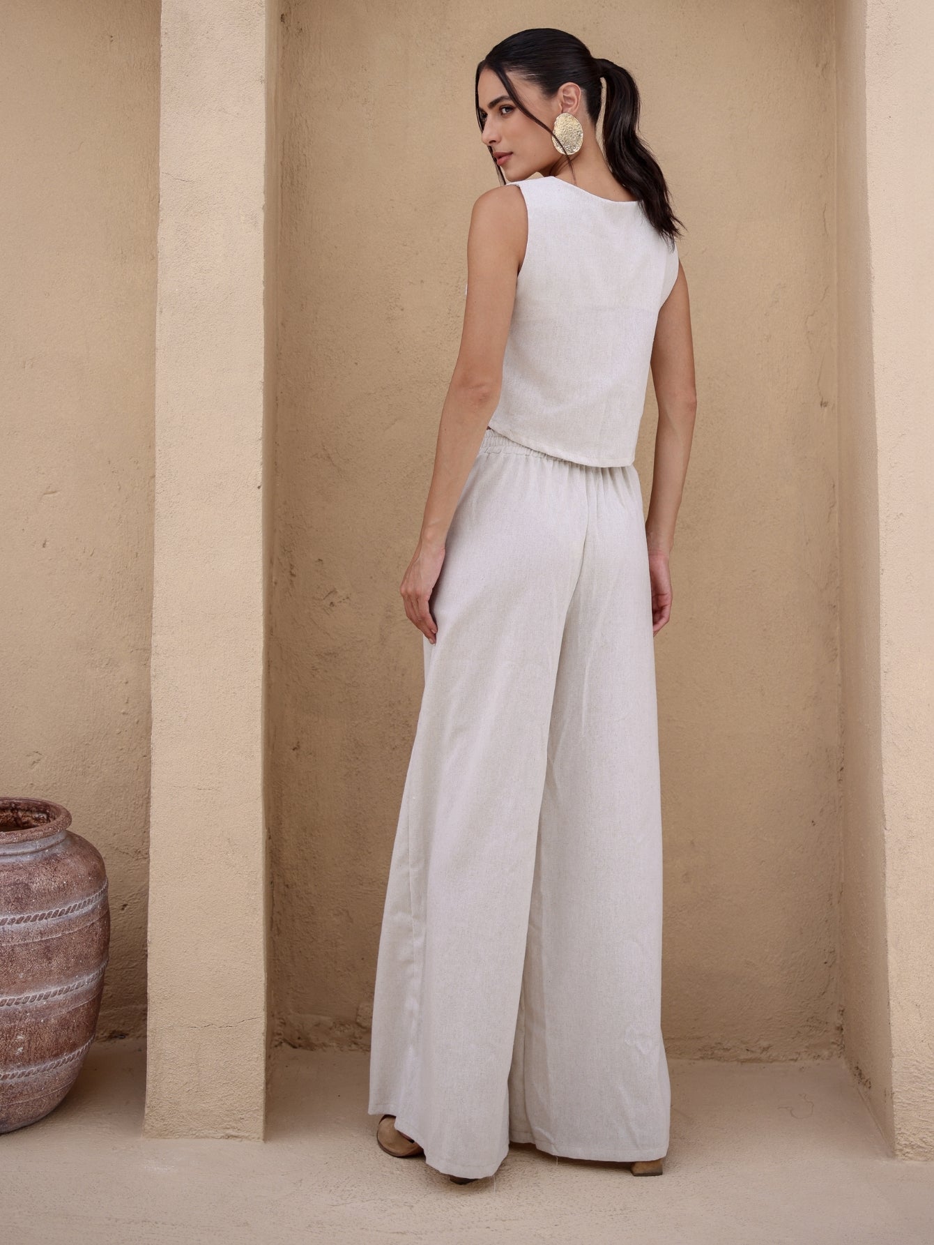 Conjunto de Linho Santorinini